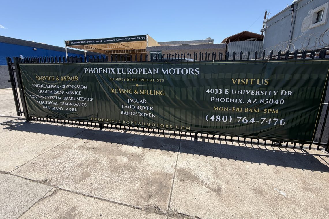 Phoenix European Motors shop banner